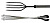 Острога разборная с 4 зубьями из нерж.стали