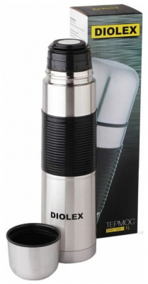 Термос DIOLEX DXR-1000-1 1 л c резин.держ